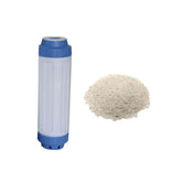10 Inch Slimline Refillable Filter Cartridge with Remineralising & pH Adjustment Filter Media - H2O Warehouse